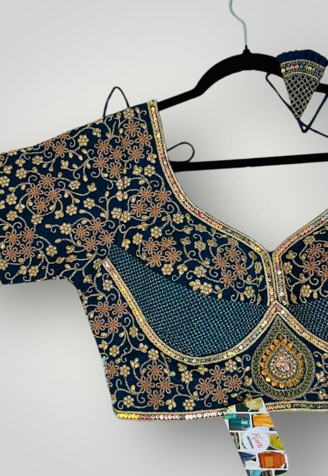 Heavy work blouse - Kurti Connection USA