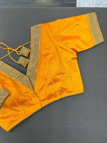 Silk blouse | front hook blouse