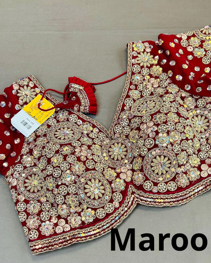 Heavy work blouses | readymade blouse - Kurti Connection USA