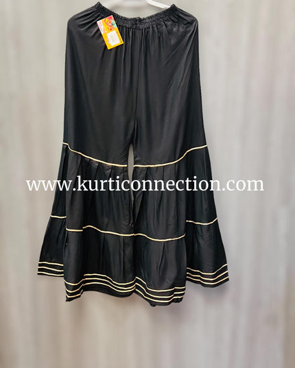 Rayon cotton sharara pants - Kurti Connection USA