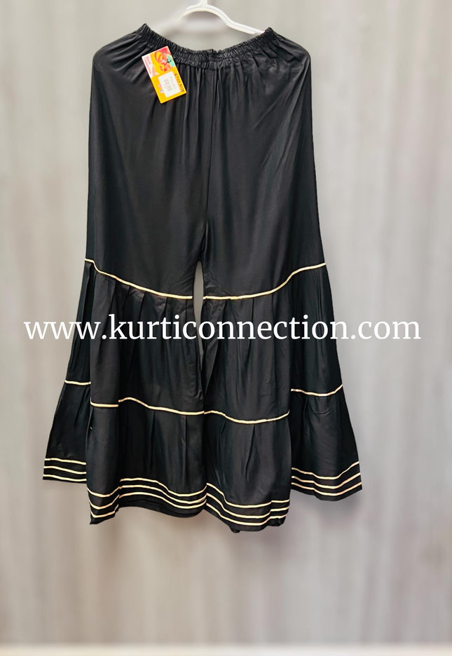 Rayon cotton sharara pants - Kurti Connection USA