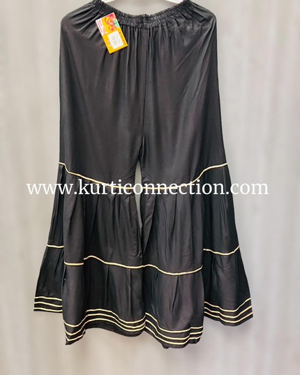 Rayon cotton sharara pants - Kurti Connection USA