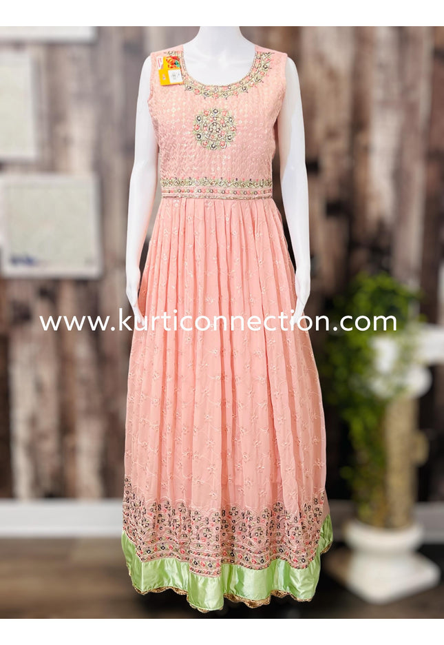 Party wear long dress - Kurti Connection USA