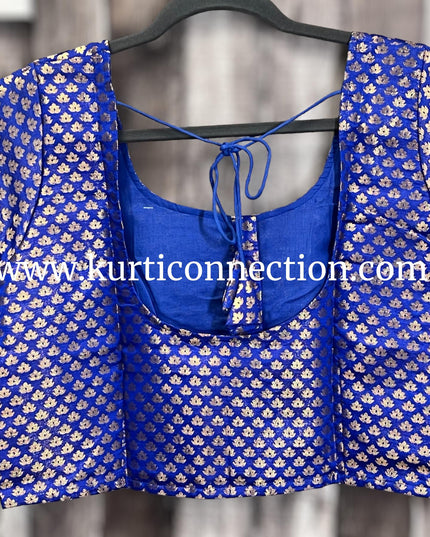 Royal blue blouse - Kurti Connection USA
