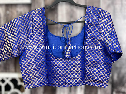 Royal blue blouse