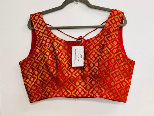 red blouse