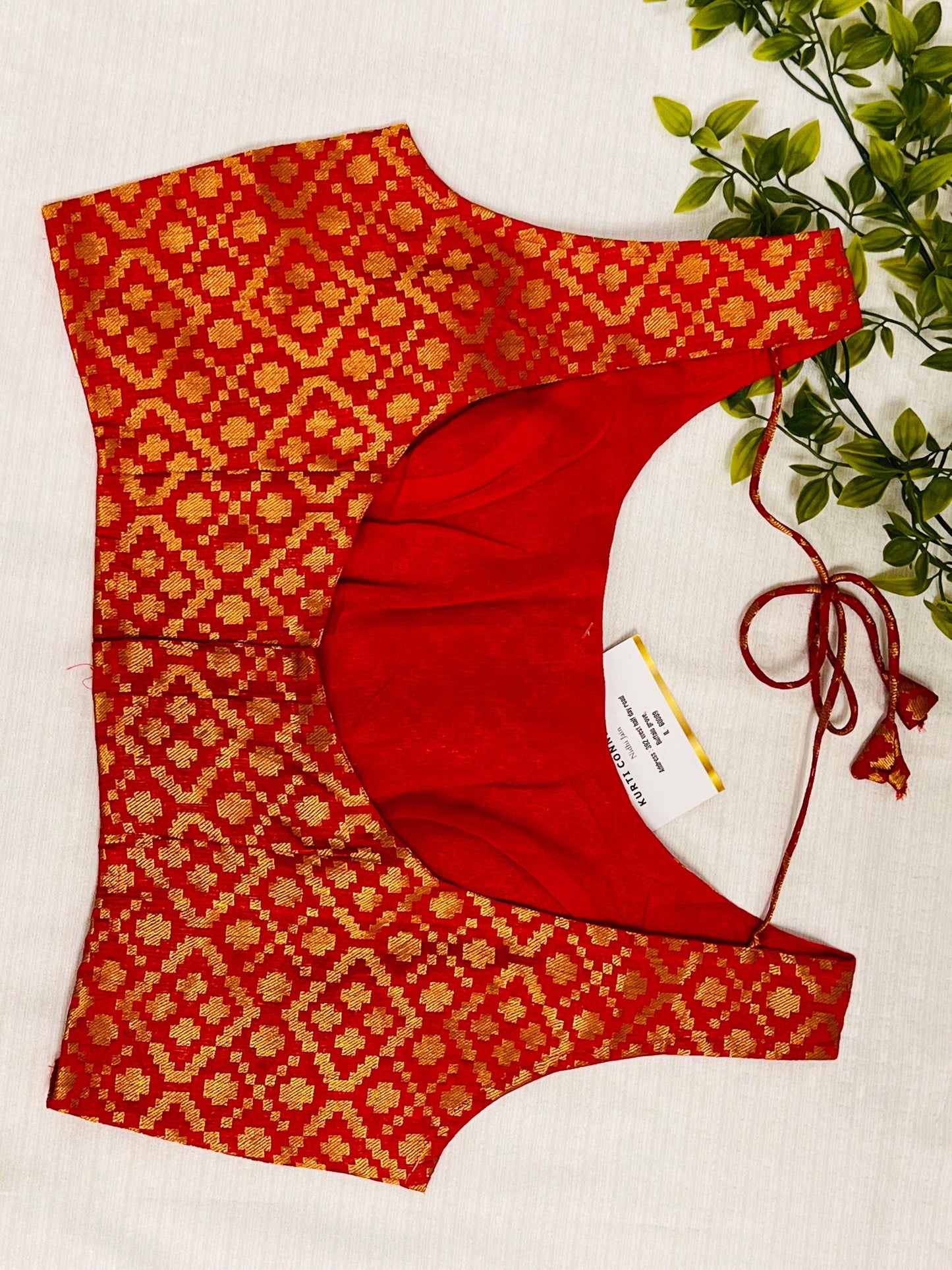 red blouse