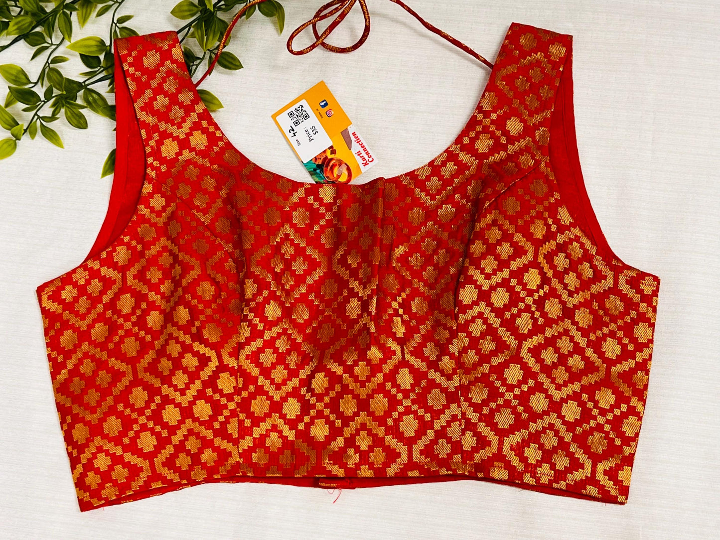 red blouse