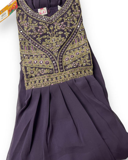 Saree gown for little girls - Kurti Connection USA
