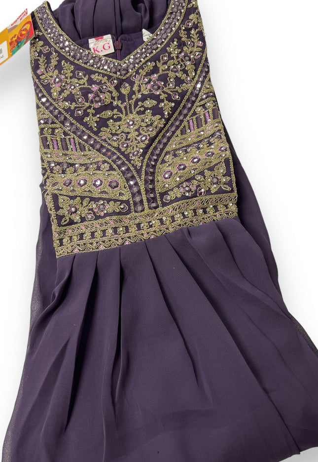Saree gown for little girls - Kurti Connection USA