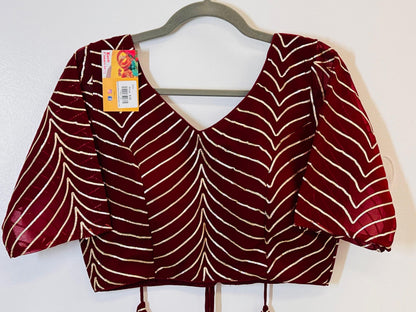 Georgette blouse with gota patti