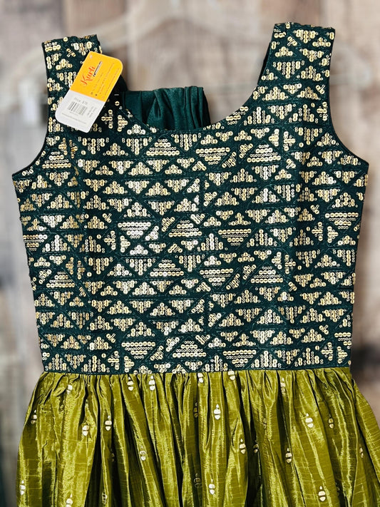 Dola Silk long dress for teenagers