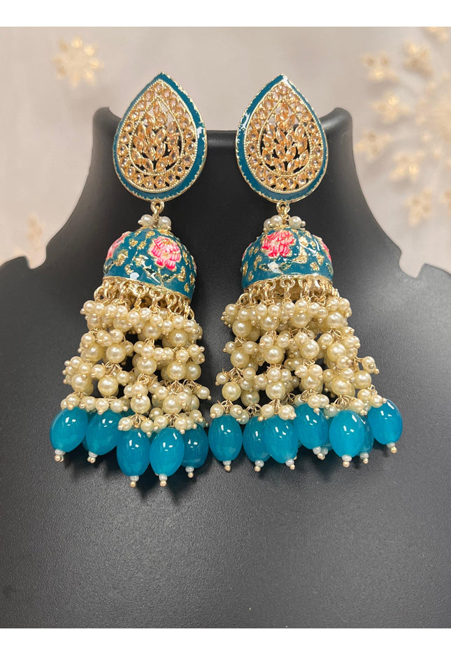 Polki earrings - Kurti Connection USA