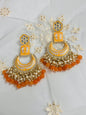 Light orange earrings