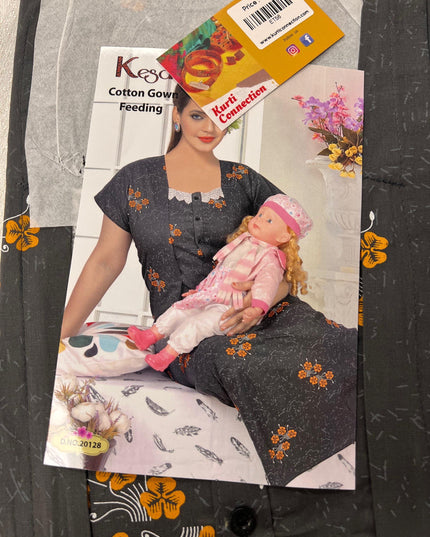 Feeding gown for new moms - Kurti Connection USA