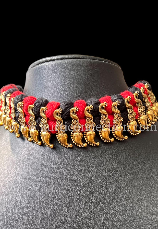 Kolhapuri choker necklace - Kurti Connection USA