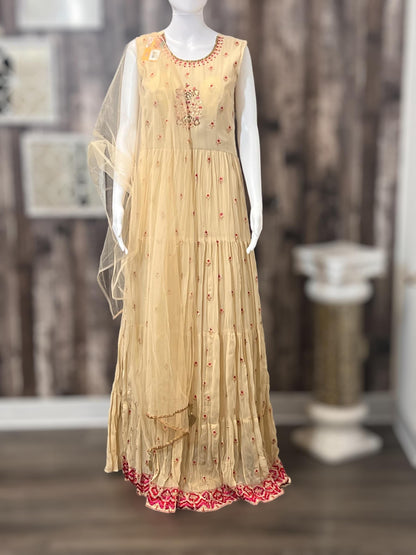 Georgette long dress