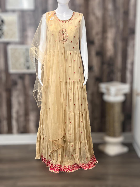 Georgette long dress