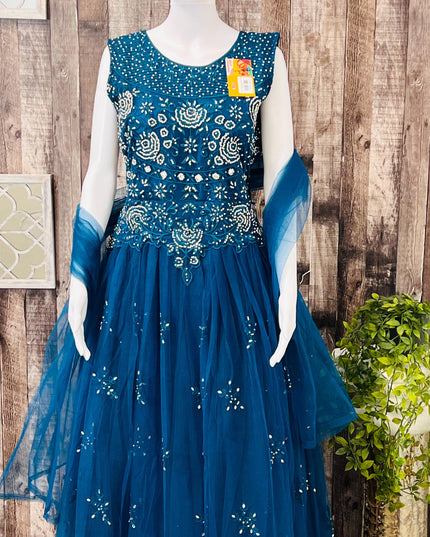 Party wear long dress - Kurti Connection USA
