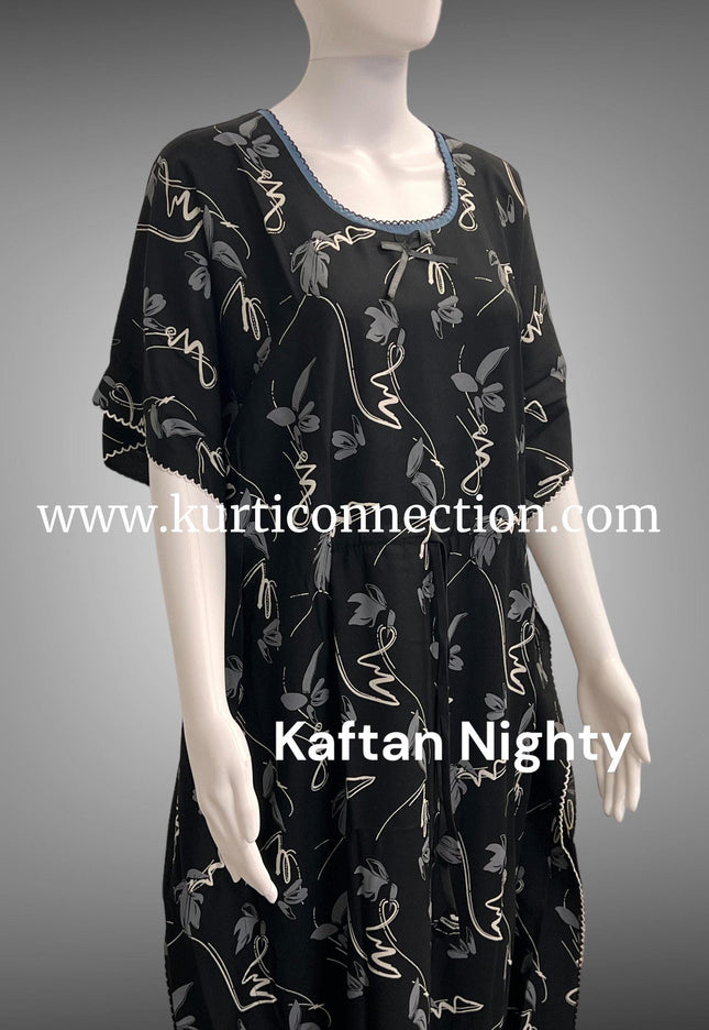 9385 Kaftan nighty - Kurti Connection USA