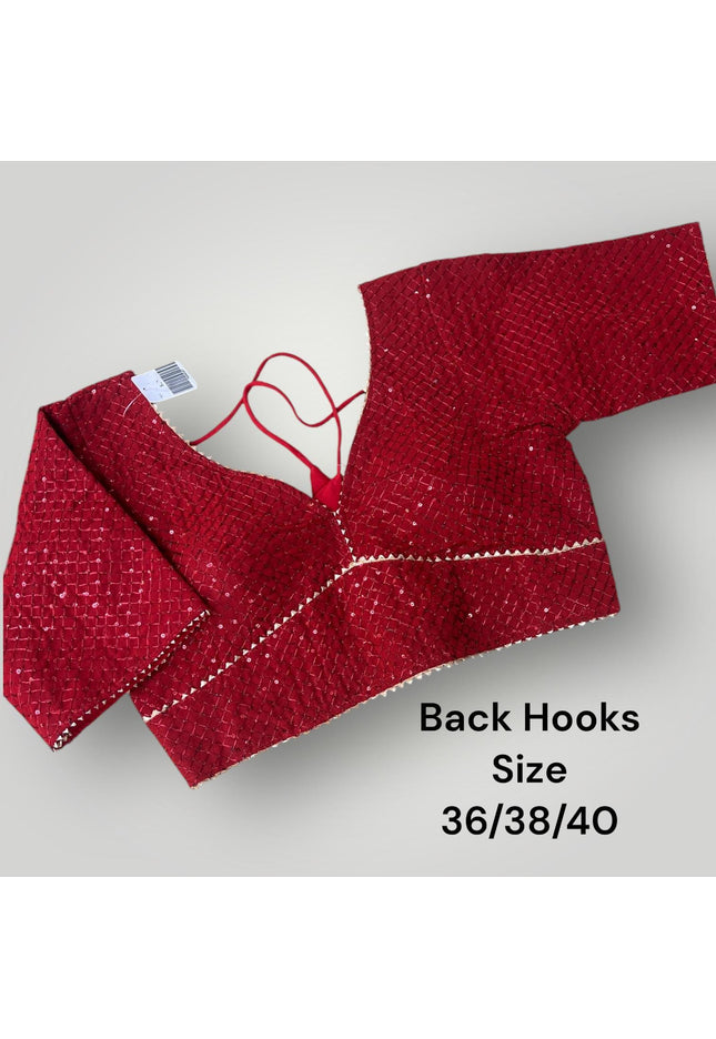 Readymade Blouse | maroon blouse - Kurti Connection USA