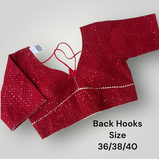 Readymade Blouse | maroon blouse