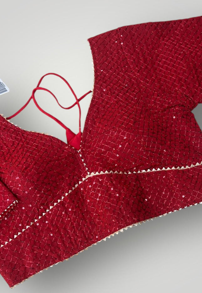 Readymade Blouse | maroon blouse - Kurti Connection USA