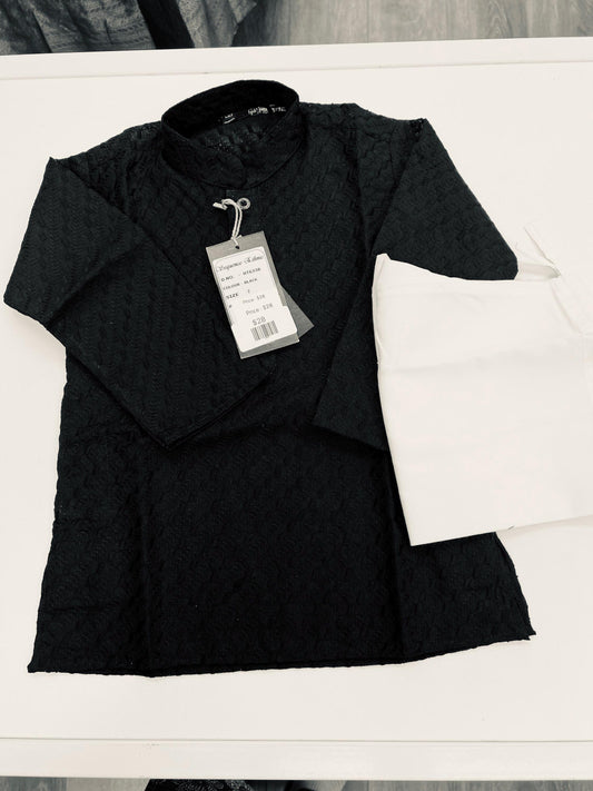Cotton chikankari Kurta set for boys