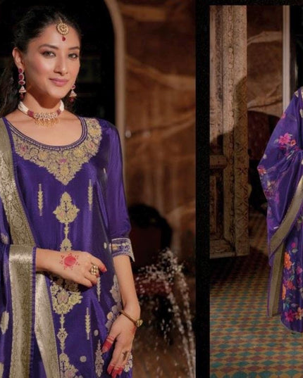 Silkyness | Banarasi silk suits - Kurti Connection USA