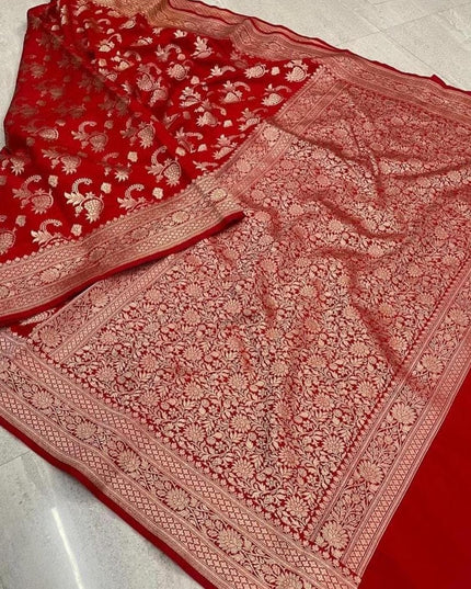Mashru Silk Banarasi saree - Kurti Connection USA