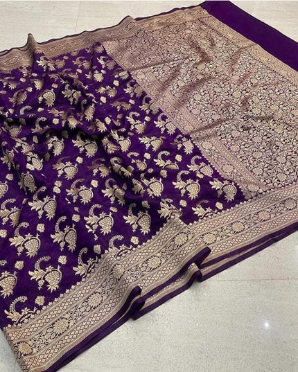 Mashru silk Banarasi saree - Kurti Connection USA