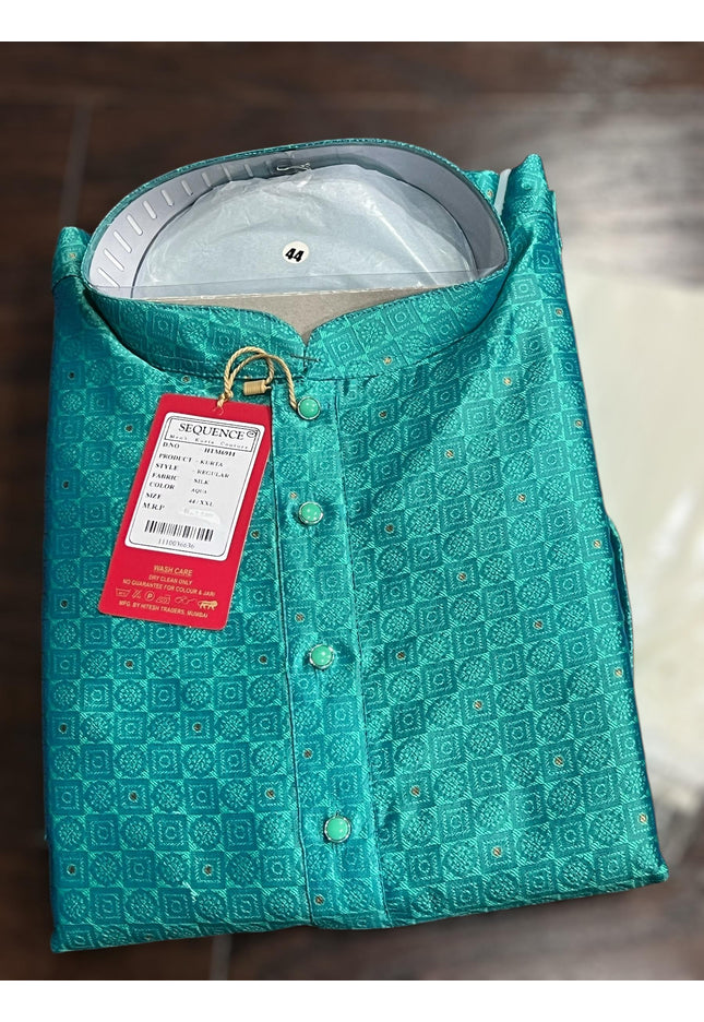 Silk Kurta pajama set - Kurti Connection USA