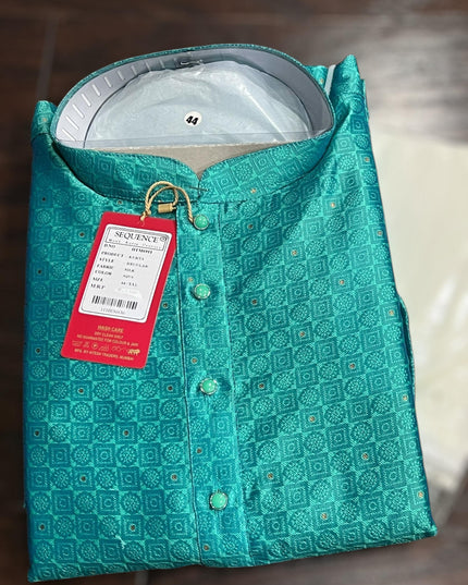 Silk Kurta pajama set - Kurti Connection USA