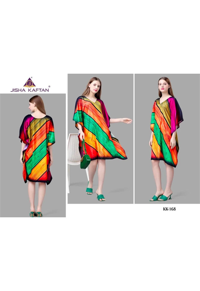 Printed kaftan - Kurti Connection USA