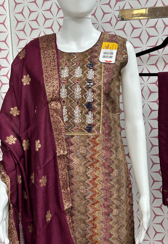 Modal silk salwar suit - Kurti Connection USA