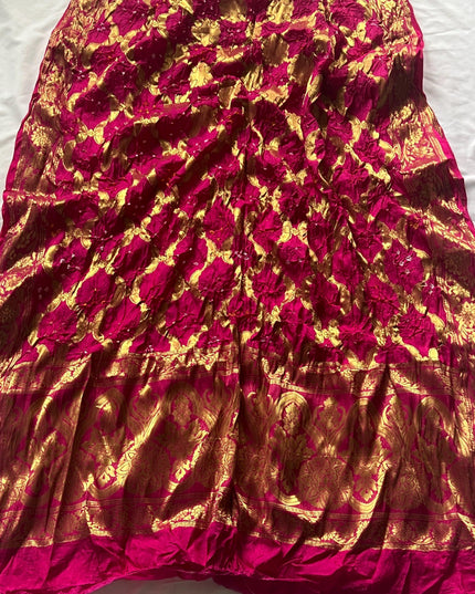 Bandhani silk dupatta - Kurti Connection USA