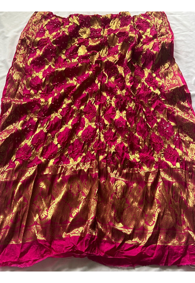 Bandhani silk dupatta - Kurti Connection USA