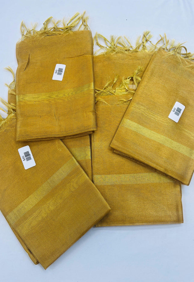 Golden dupatta - Kurti Connection USA