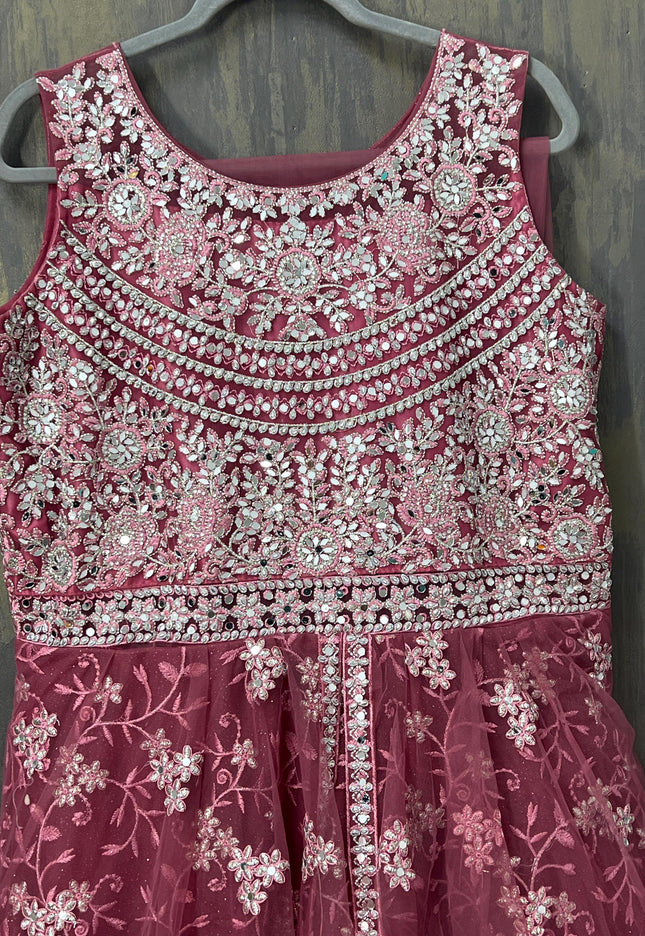 Heavy party wear gown | indo western gown - Kurti Connection USA