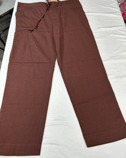 Cotton straight pant - Kurti Connection USA