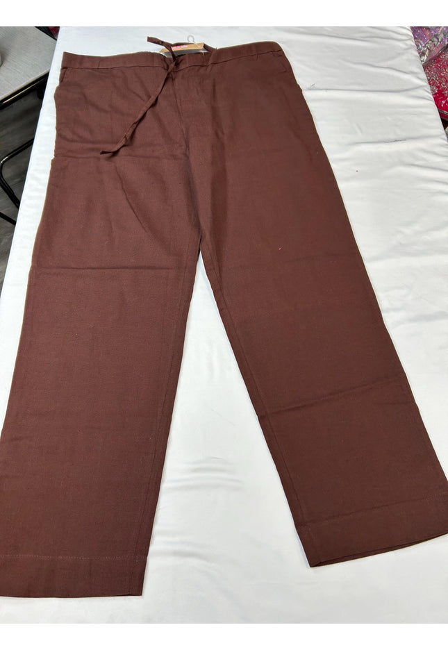 Cotton straight pant - Kurti Connection USA