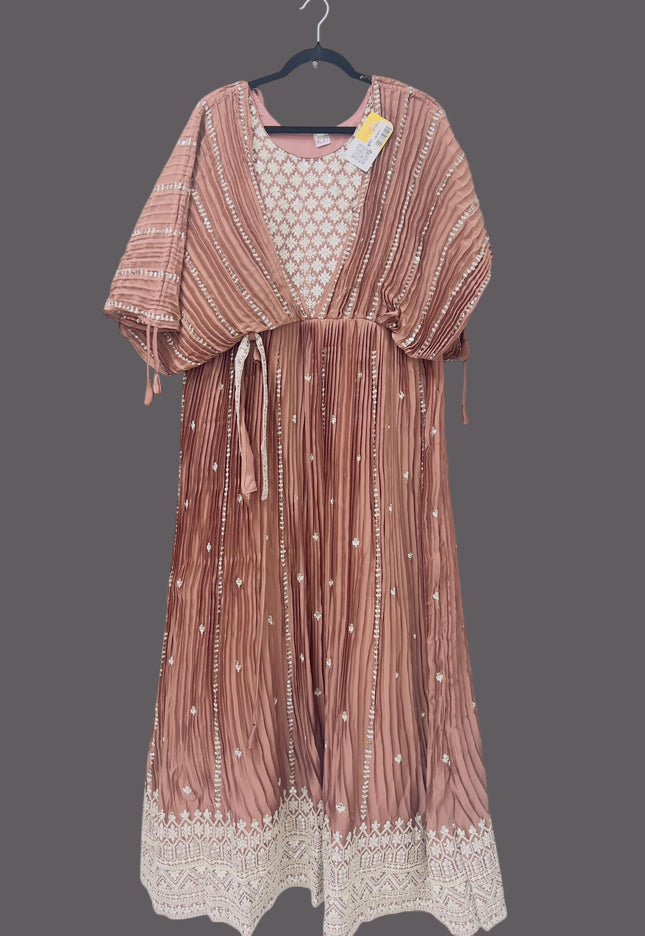 Indo western Long gown - Kurti Connection USA