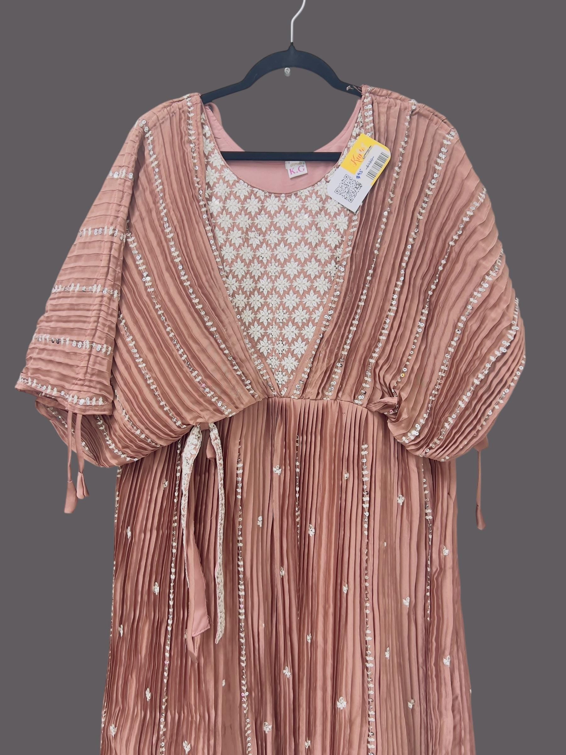 Indo western Long gown - Kurti Connection USA