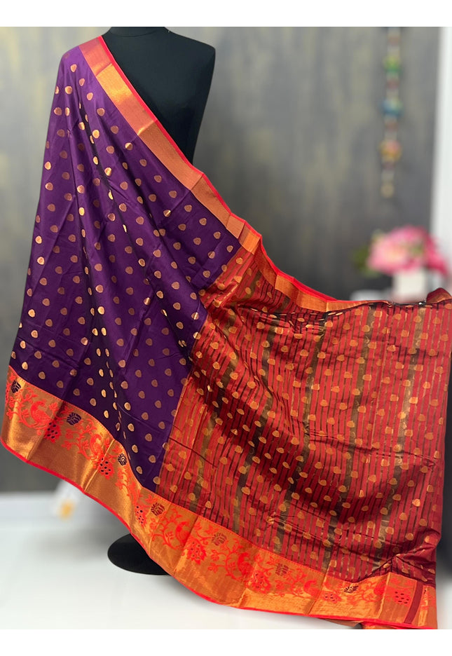 Semi paithani saree - Kurti Connection USA