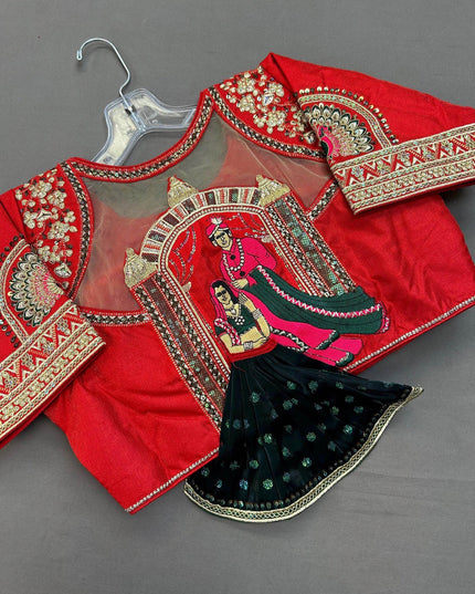 Dulha dulhan blouse - Kurti Connection USA