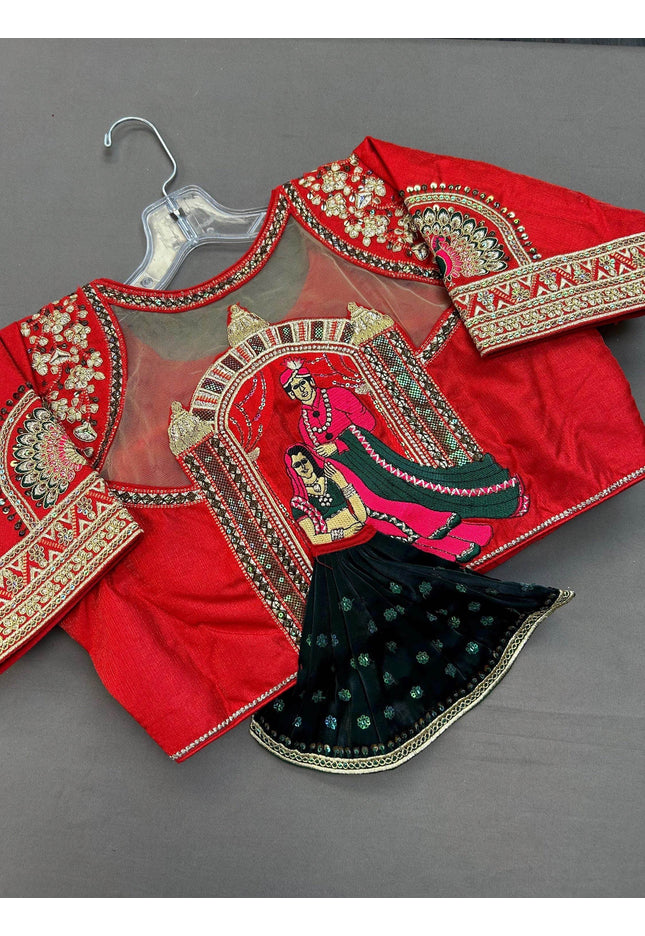 Dulha dulhan blouse - Kurti Connection USA