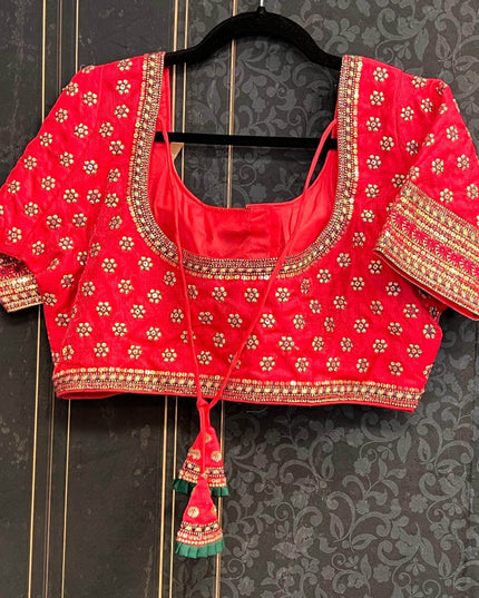 Silk blouses | heavy party wear blouse | saree blouse - Kurti Connection USA