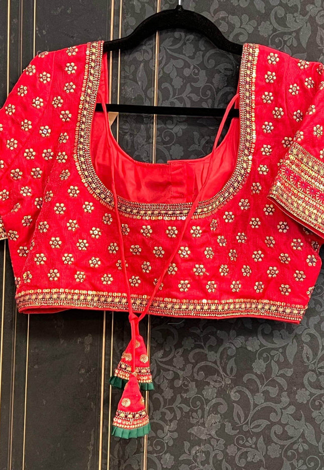 Silk blouses | heavy party wear blouse | saree blouse - Kurti Connection USA