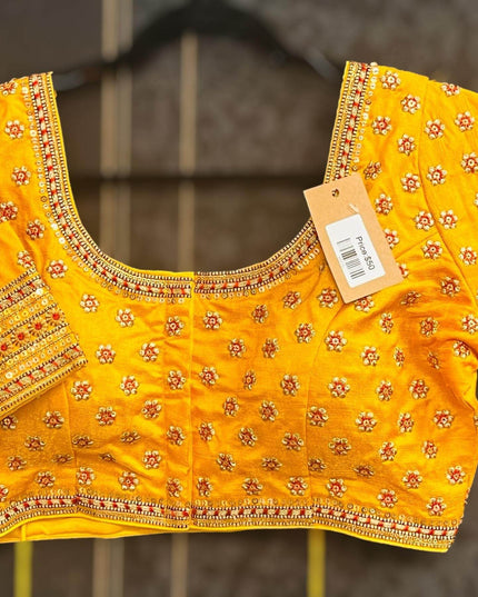 Silk blouses | heavy party wear blouse | saree blouse - Kurti Connection USA