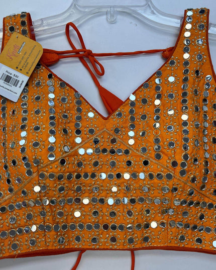 Mirror work blouse : Colors available - Kurti Connection USA